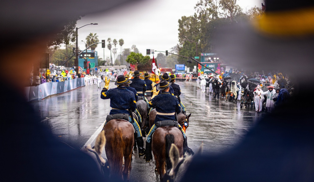 1st Cavalry Division Horse Cavalry Detachment Supports Tournament of Roses Parade 2026