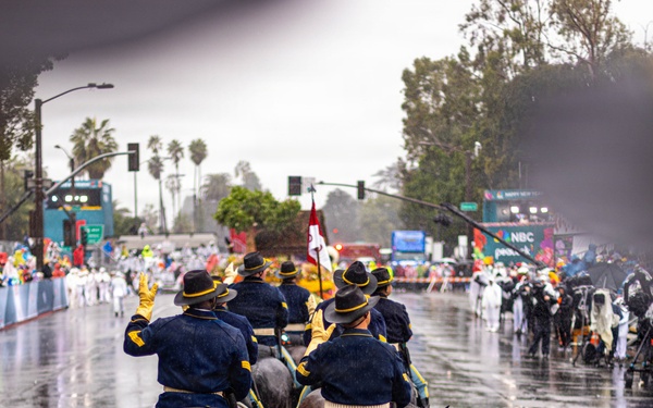 1st Cavalry Division Horse Cavalry Detachment Supports Tournament of Roses Parade 2026