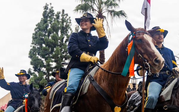 1st Cavalry Division Horse Cavalry Detachment Supports Tournament of Roses Parade 2026