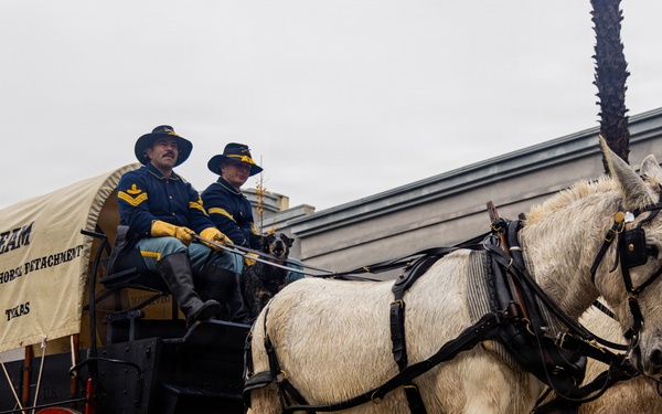 1st Cavalry Division Horse Cavalry Detachment Supports Tournament of Roses Parade 2026