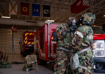 125th Civil Engineer Squadron Conducts Chemical, Biological, Nuclear, and Radiation (CBRN) Training