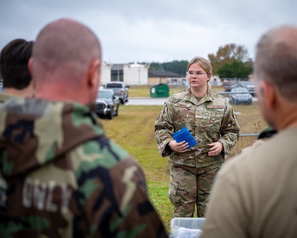 125th Civil Engineer Squadron Conducts Chemical, Biological, Nuclear, and Radiation (CBRN) Training