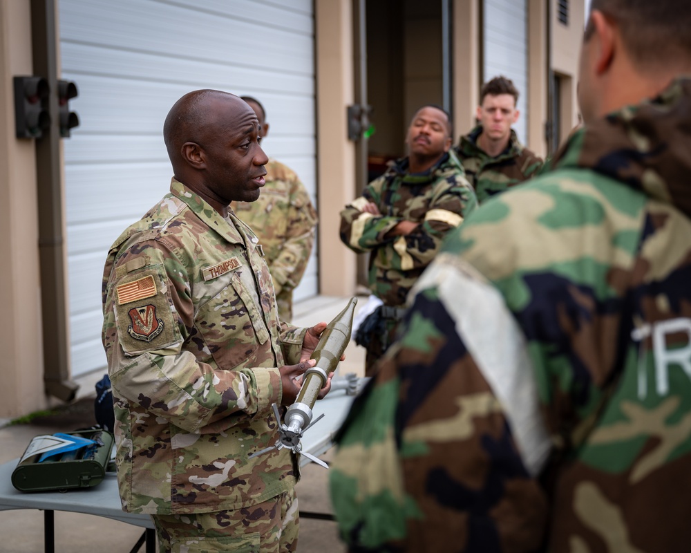 125th Civil Engineer Squadron Conducts Chemical, Biological, Nuclear, and Radiation (CBRN) Training