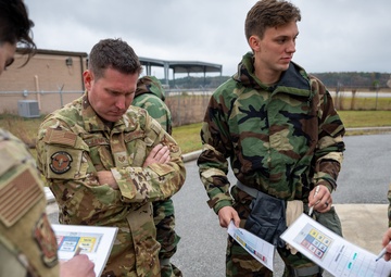 125th Civil Engineer Squadron Conducts Chemical, Biological, Nuclear, and Radiation (CBRN) Training
