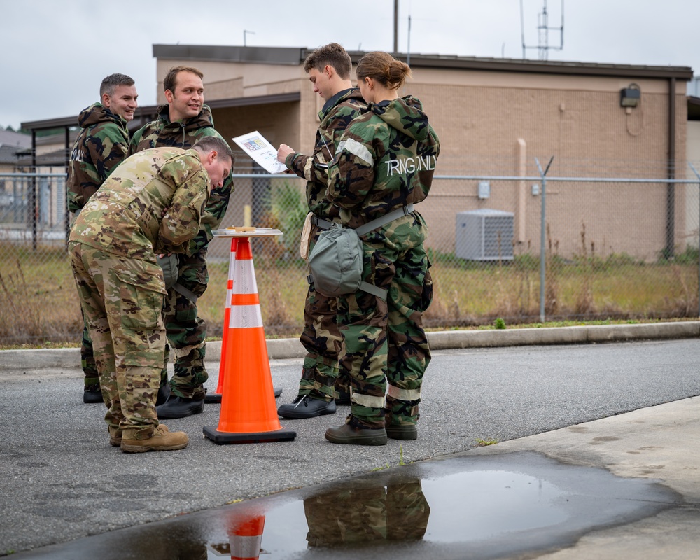 125th Civil Engineer Squadron Conducts Chemical, Biological, Nuclear, and Radiation (CBRN) Training