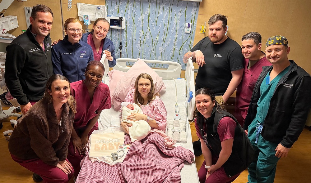 Walter Reed Welcomes First Baby of the New Year
