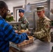 Members of 125th Fighter Wing Leadership Serve Holiday Meals to Airmen