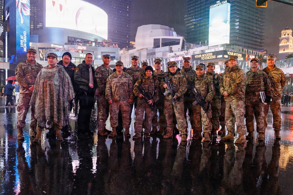 Nevada Guard Supports New Year's Eve Celebration for 26th Year