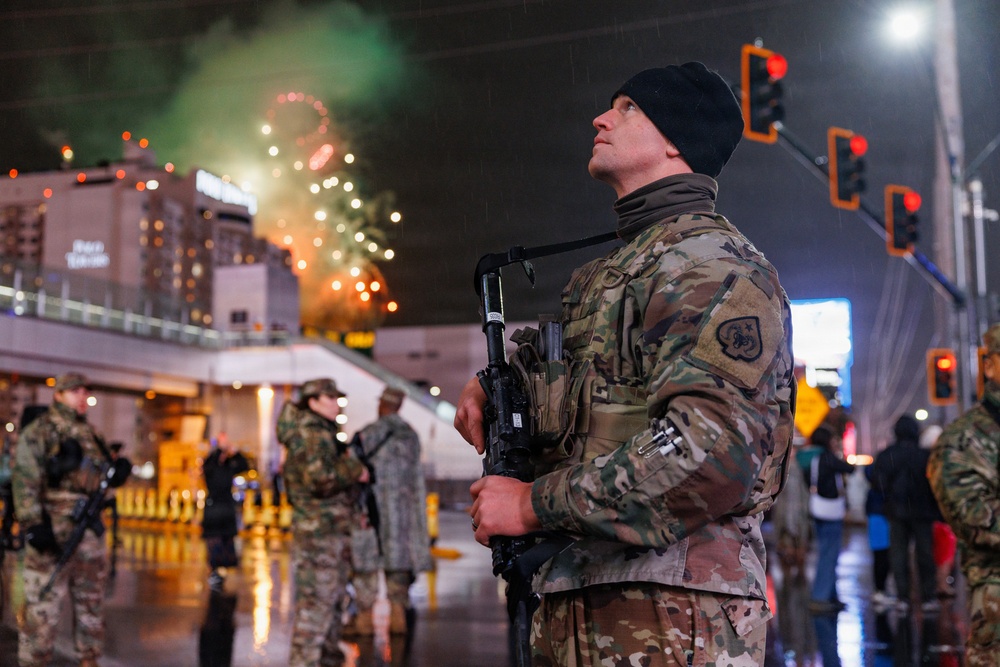 Nevada Guard Supports New Year's Eve Celebration for 26th Year