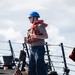 USS Bainbridge Replenishment-at-Sea with USNS Supply