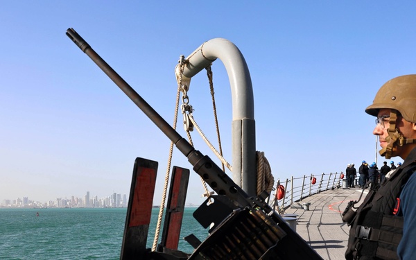 USS Roosevelt (DDG 80) Conducts Sea-and-Anchor in the Arabian Sea