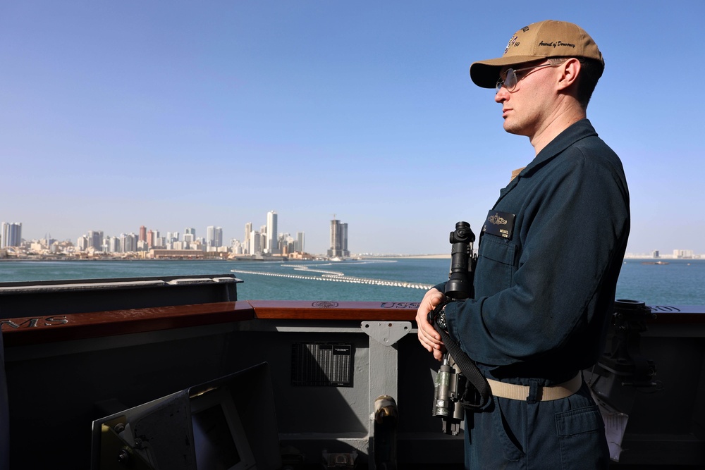 USS Roosevelt (DDG 80) Conducts Sea-and-Anchor in the Arabian Sea