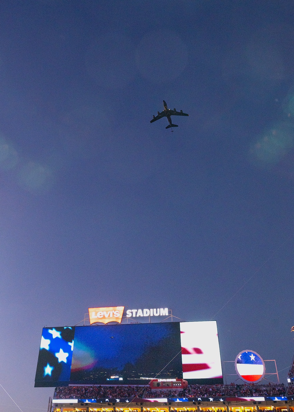 940th Air Refueling Wing Performs Flyover at Levi's Stadium