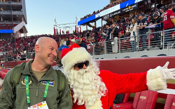 940th Air Refueling Wing Performs Flyover at Levi's Stadium