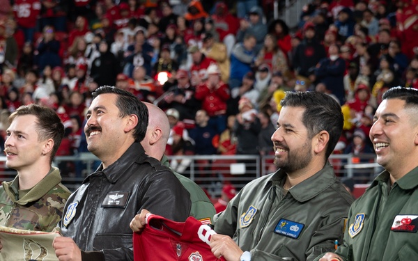 940th Air Refueling Wing Performs Flyover at Levi's Stadium