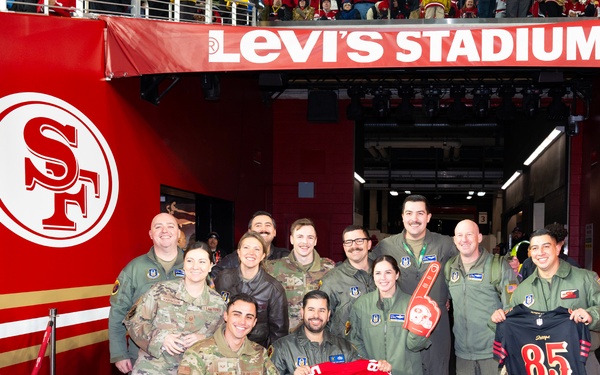 940th Air Refueling Wing Performs Flyover at Levi Stadium