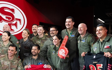 940th Air Refueling Wing Performs Flyover at Levi's Stadium