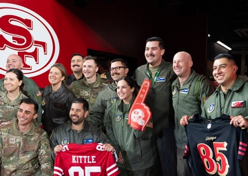 940th Air Refueling Wing Performs Flyover at Levi's Stadium