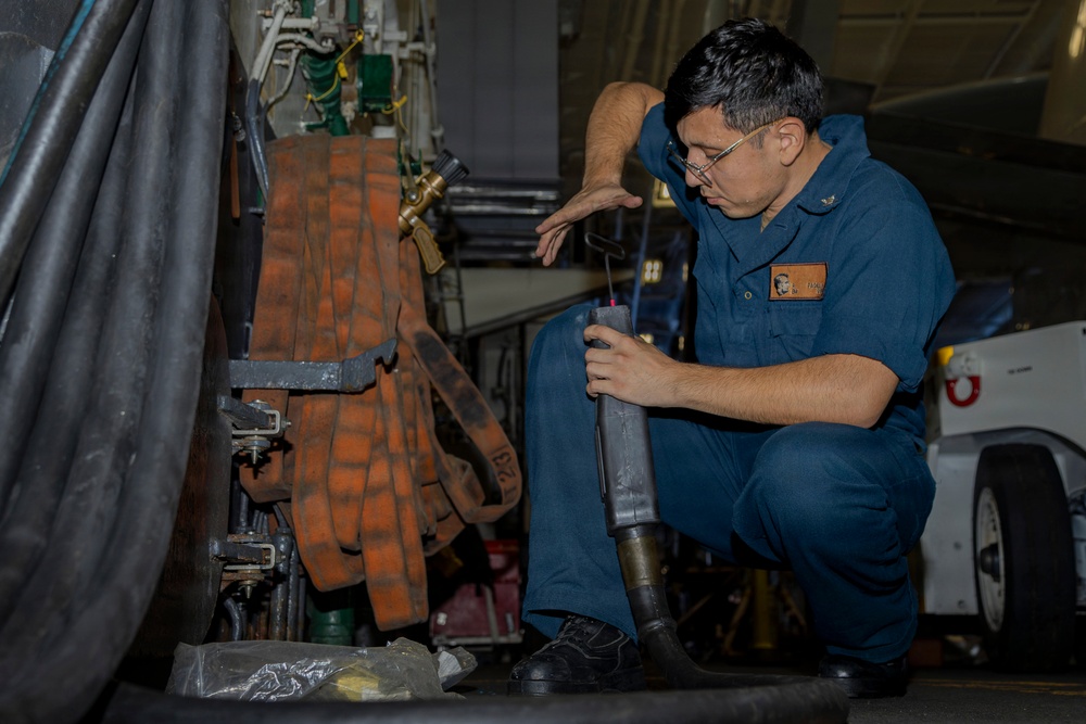 Abraham Lincoln conducts routine operations