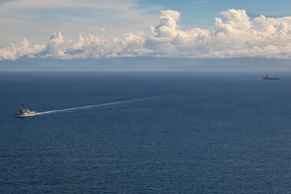 Abraham Lincoln conducts routine operations