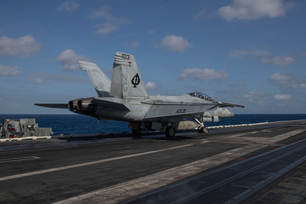 USS Abraham Lincoln conducts routine operations.