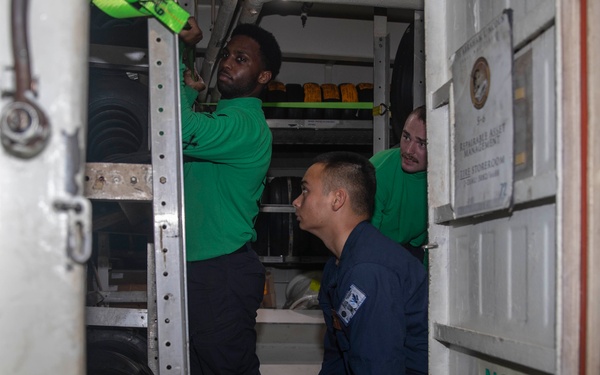 USS Abraham Lincoln conducts routine operations.