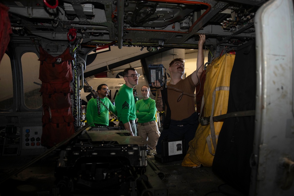 USS Abraham Lincoln conducts routine operations.