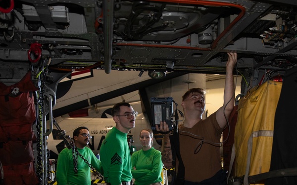 USS Abraham Lincoln conducts routine operations.