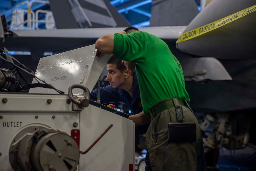 USS Abraham Lincoln conducts routine operations.