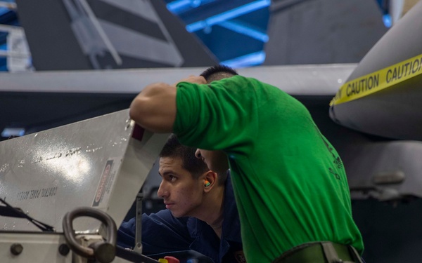 USS Abraham Lincoln conducts routine operations.