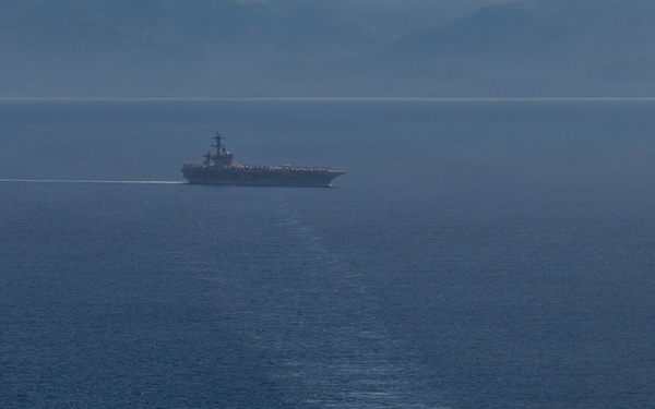 Abraham Lincoln conducts routine operations