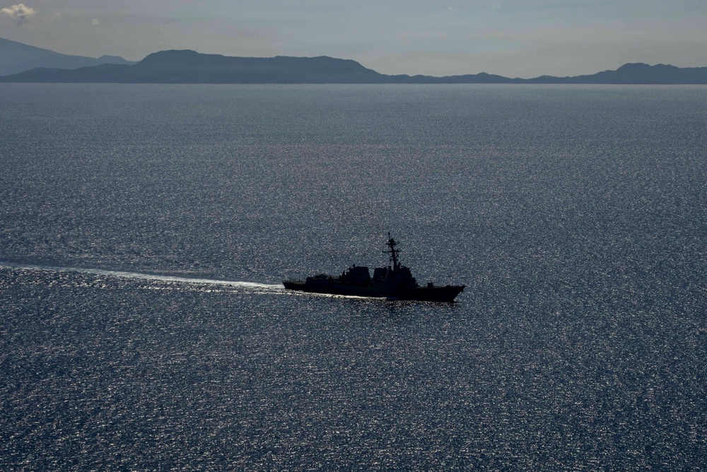 Abraham Lincoln conducts routine operations