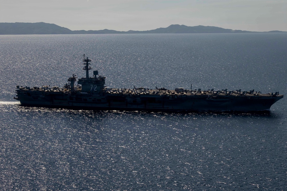 Abraham Lincoln conducts routine operations