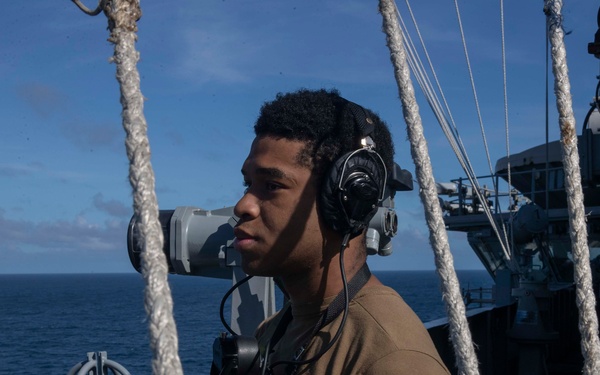 USS Abraham Lincoln conducts routine operations.