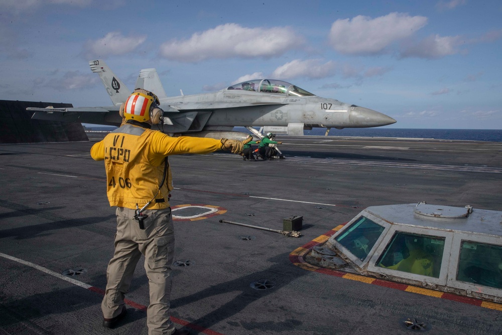 USS Abraham Lincoln conducts routine operations.