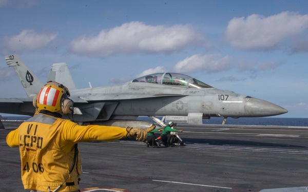 USS Abraham Lincoln conducts routine operations.