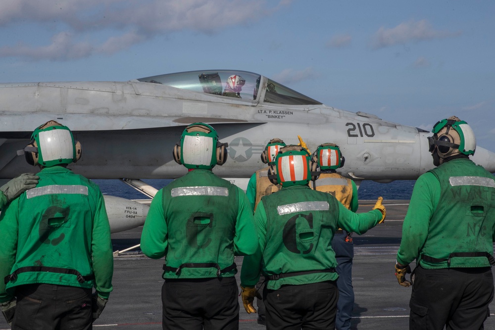 USS Abraham Lincoln conducts routine operations.