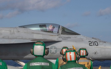 USS Abraham Lincoln conducts routine operations.