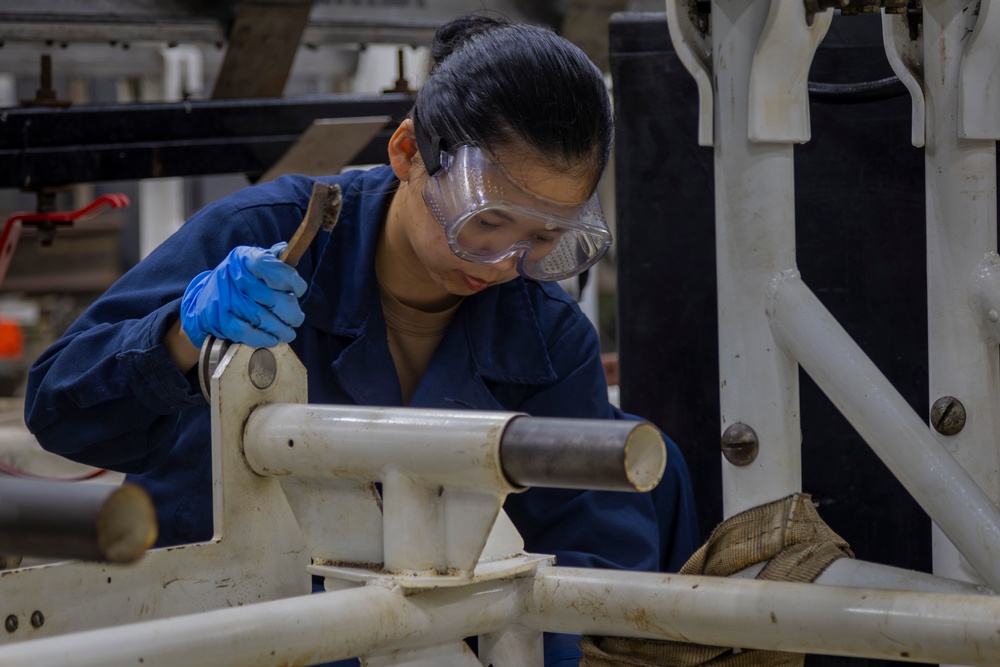 Abraham Lincoln conducts routine operations