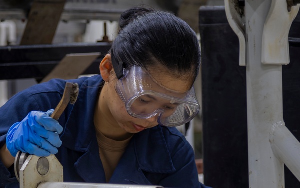 Abraham Lincoln conducts routine operations