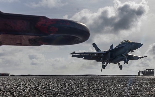 Abraham Lincoln conducts routine flight operations