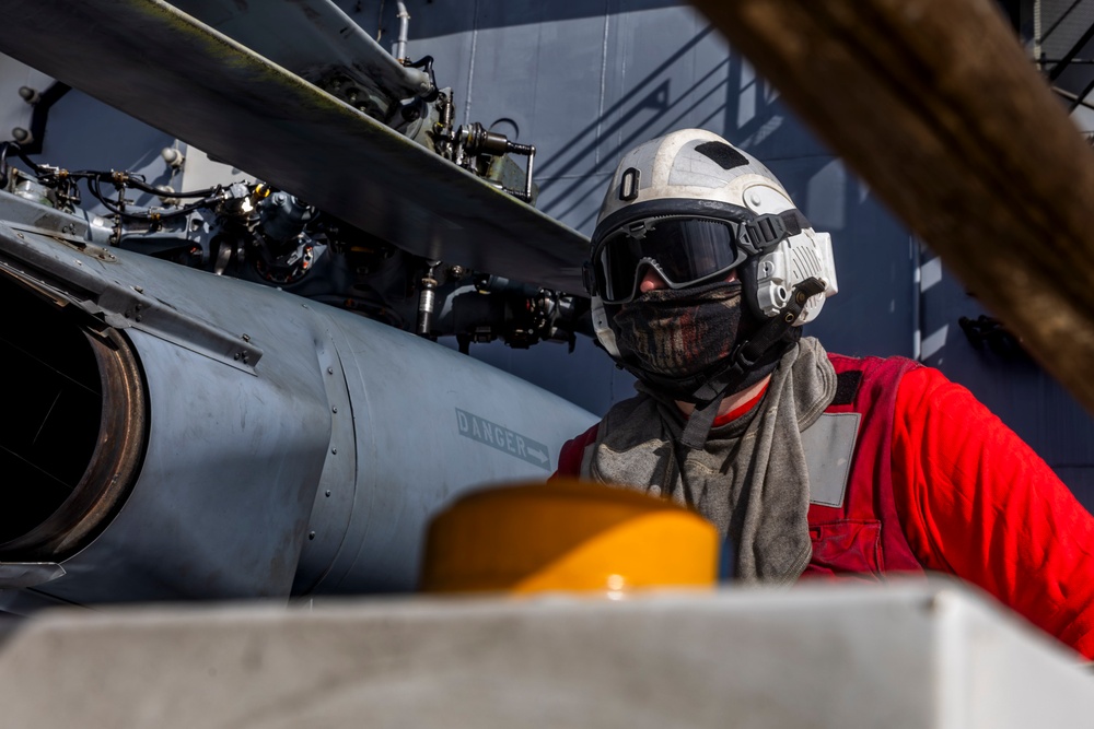 Abraham Lincoln conducts routine flight operations