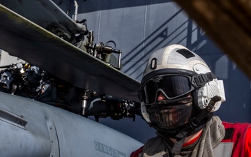 Abraham Lincoln conducts routine flight operations