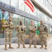 Soldiers patrol the streets in Washington DC