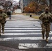 Mississippi Army National Guard Soldiers cross the street in Washington, D.C.