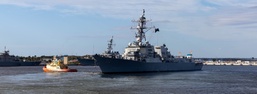 USS Delbert D. Black (DDG 119) Departs Naval Station Mayport