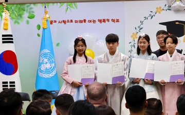 DMZ village marks 58th school graduation