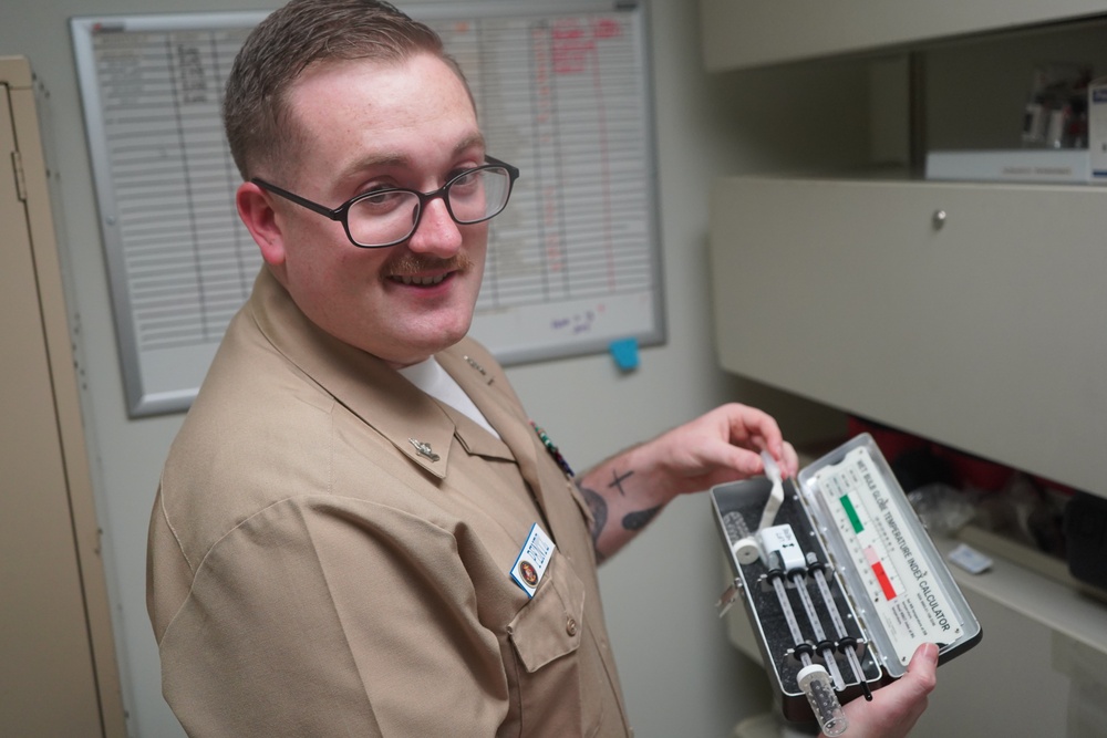 Faces of Readiness: HM2 Logan Pentz Supporting the Warfighter in Rota