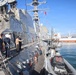 USS Paul Ignatius (DDG 117) provides a ship tour for Royal Moroccan Navy Sailors