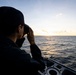U.S. Sailor Stands Lookout on the Bridge